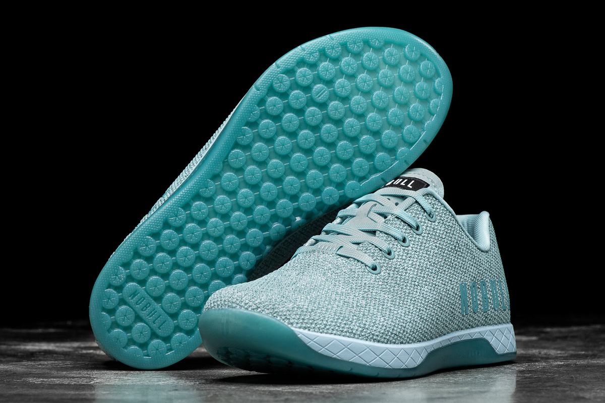 Nobull Superfabric Women's Trainers Light Blue | Australia (DJ5189)